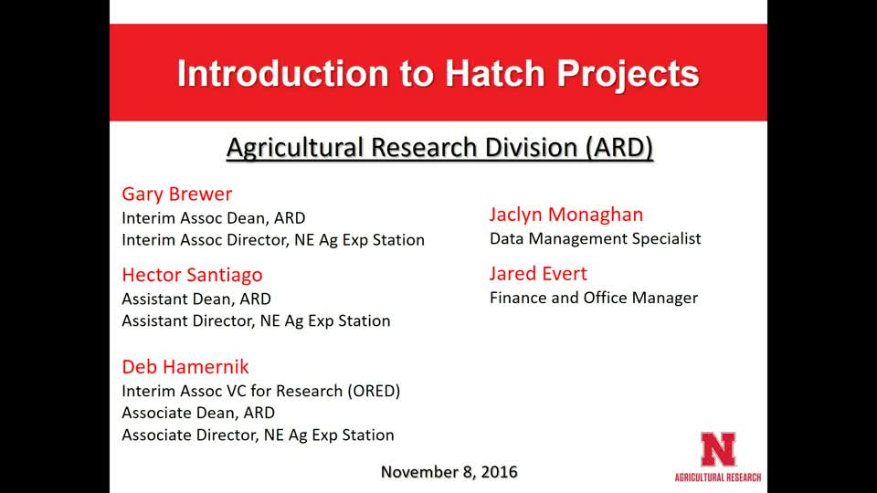 Introduction to Hatch Projects