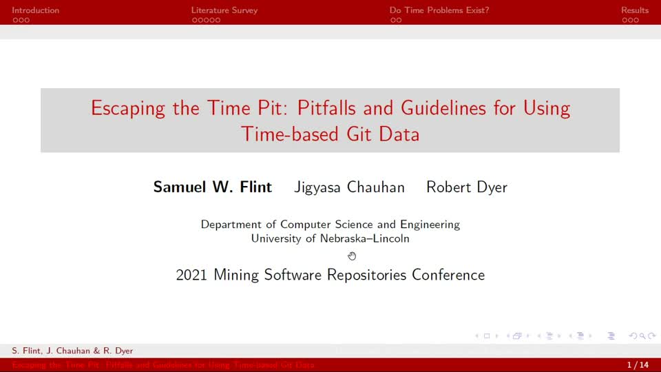 Escaping the Time Pit: Pitfalls and Guidelines for Using Time-based Git Data