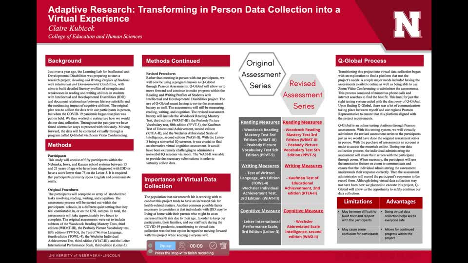 Adaptive Research: Transforming In Person Data Collection Into A Virtual Experience