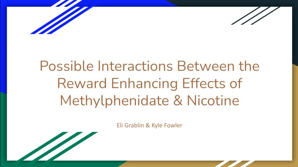 Possible Interactions Between the Reward Enhancing Effects of Methylphenidate & Nicotine