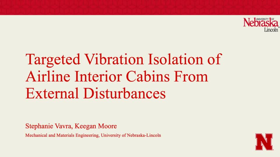 Targeted Vibration Isolation of Aircraft Interior Cabins From External Disturbances