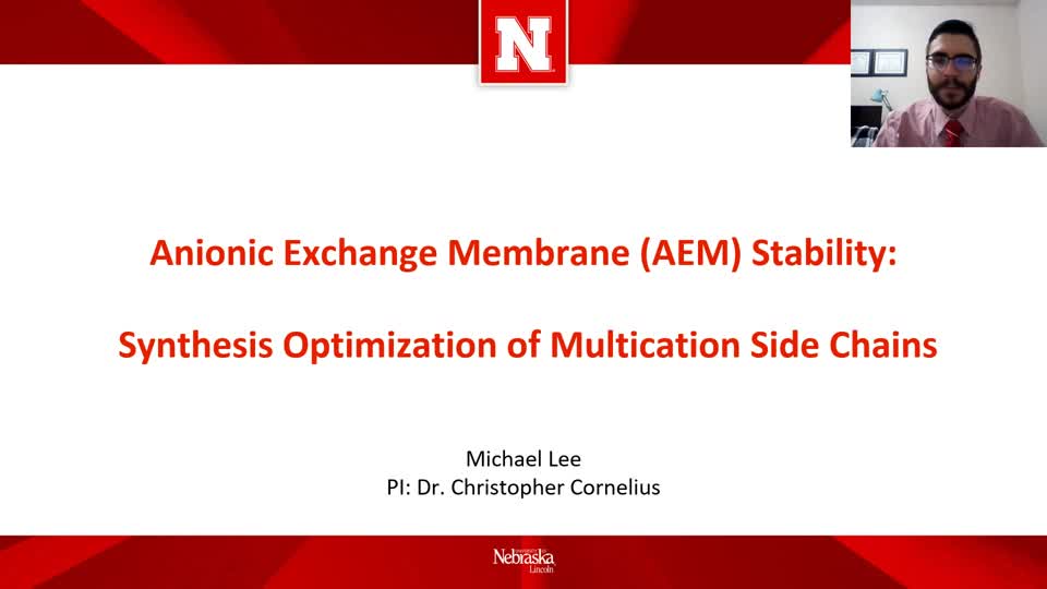 Anionic Exchange Membrane (AEM) Stability: Synthesis Optimization of Multication Side Chains