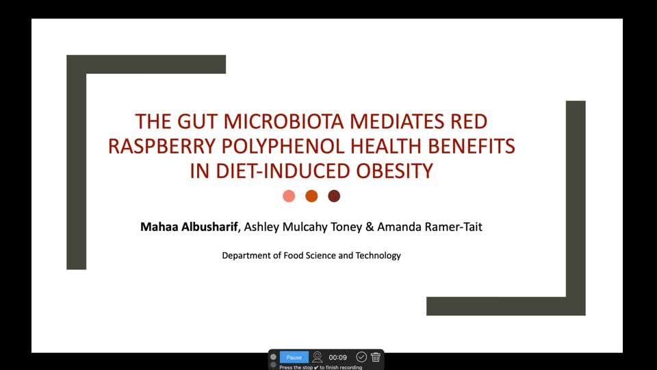 The Gut Microbiota Mediates Red Raspberry Polyphenol Health Benefits in Diet-Induced Obesity 