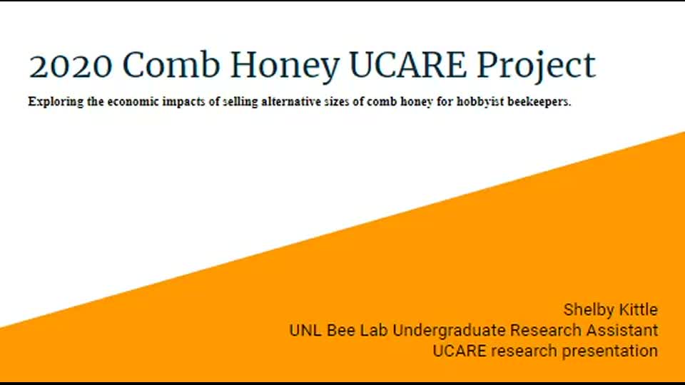 Exploring the economic impacts of selling alternative sizes of comb honey for hobbyist beekeepers.