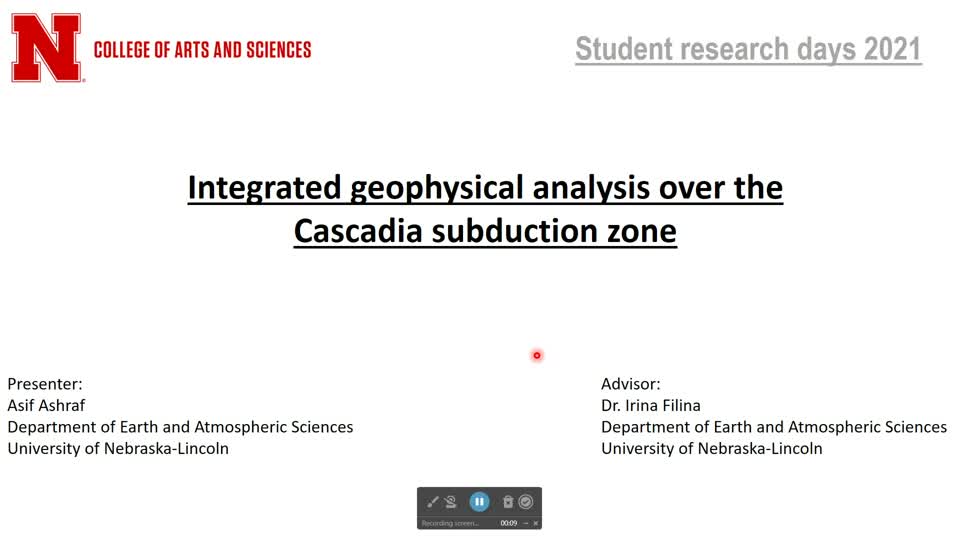 Integrated Geophysical Analysis over the Cascadia Subduction Zone