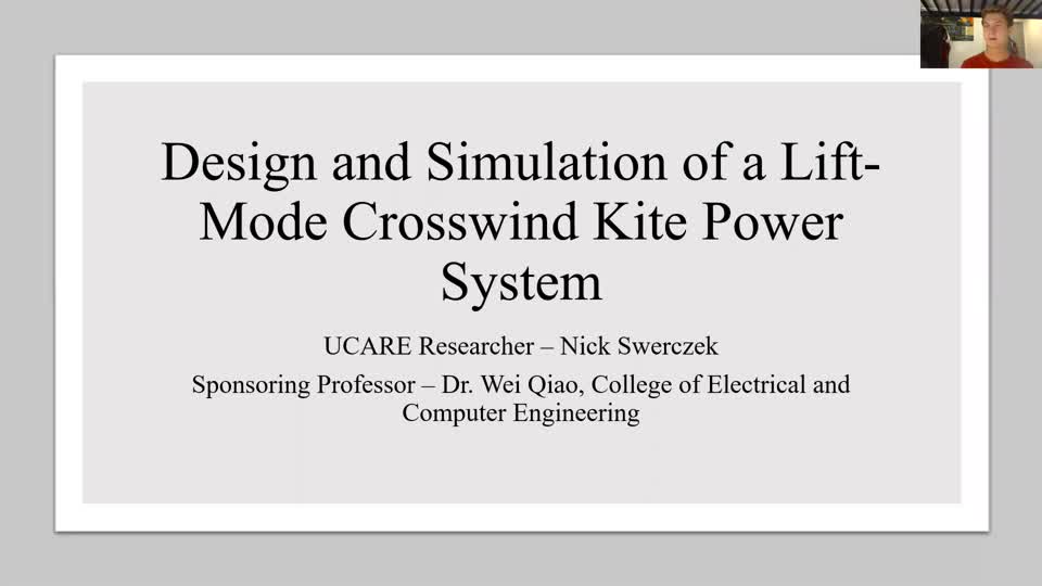 Design and Simulation of a Lift-Mode Crosswind Kite Power System