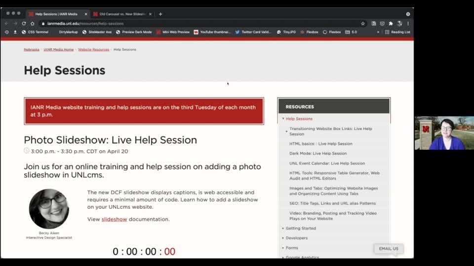 Slideshow: Live Help Session