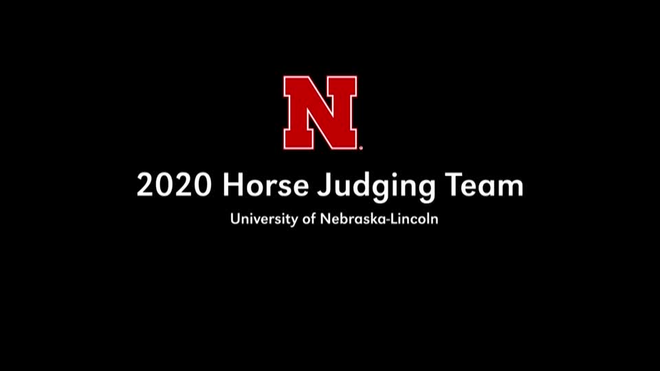 2020 UNL Horse Judging Team