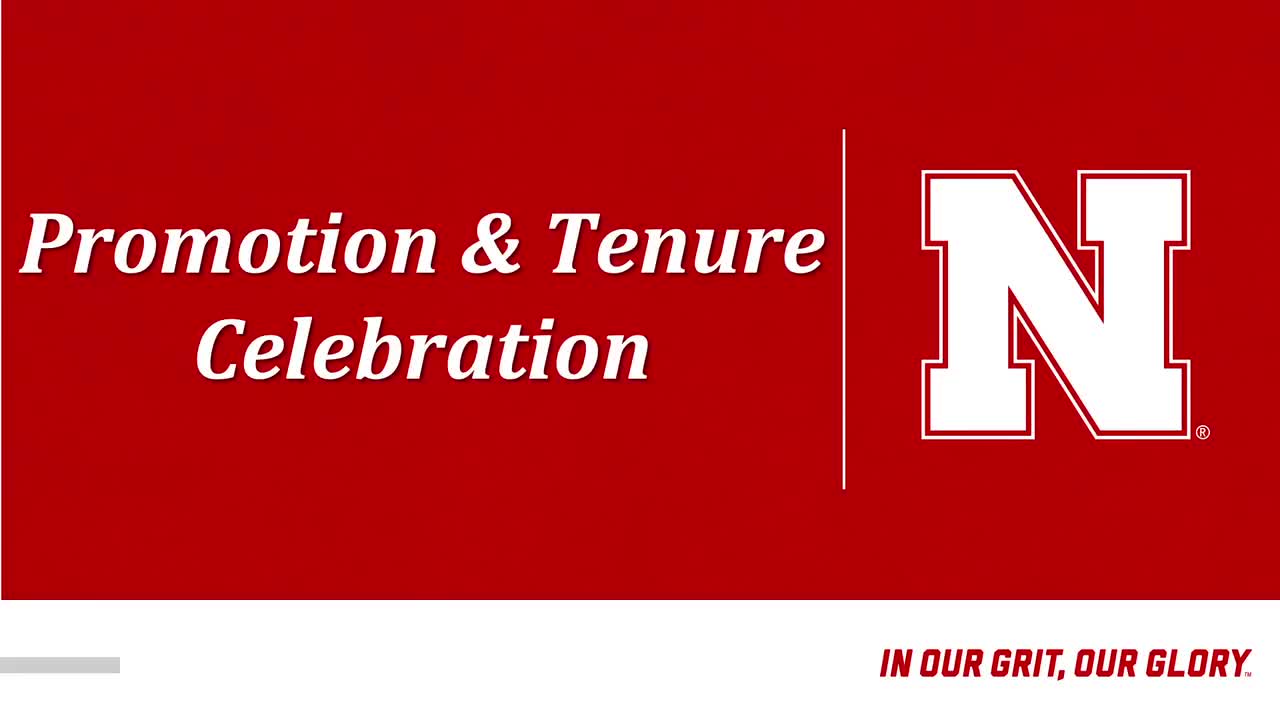 Promotion & Tenure Celebration Remarks