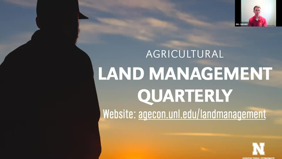 Agricultural Land Management Quarterly - May 17, 2021