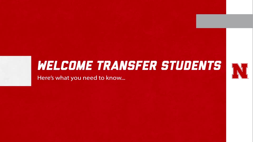 Transfer Welcome Video