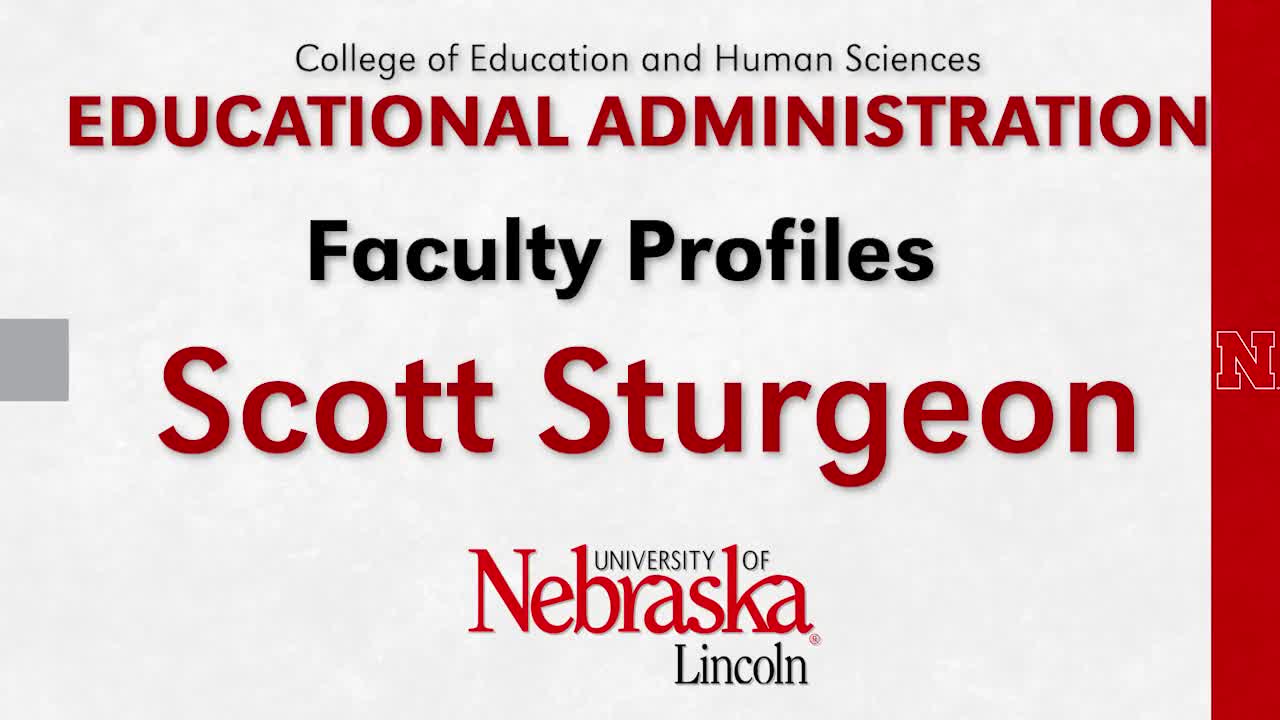 Scott Sturgeon Faculty Profile