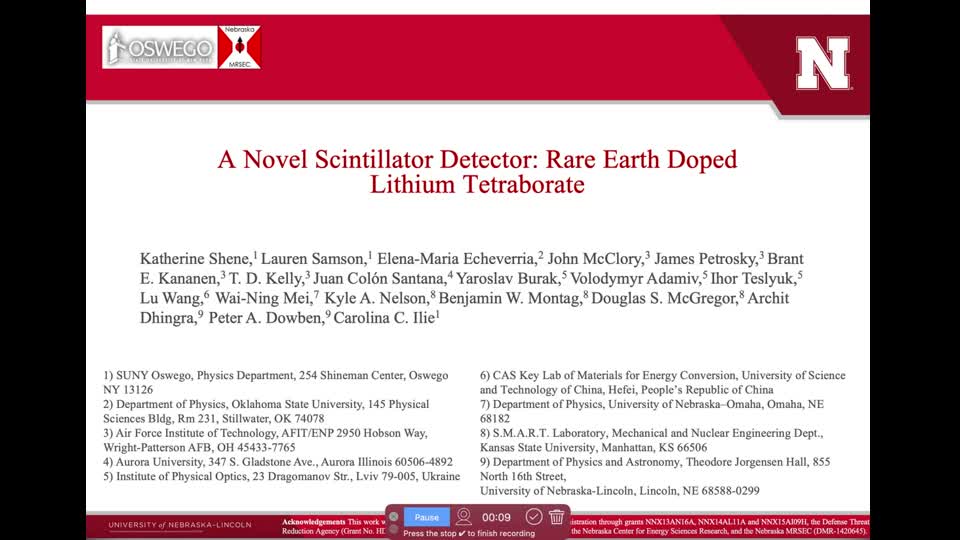 A Novel Scintillator Detector: Rare Earth Doped Lithium Tetraborate