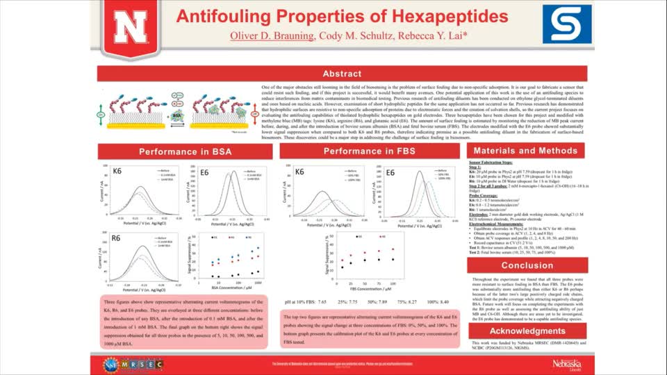 Antifouling Properties of Hexapeptides