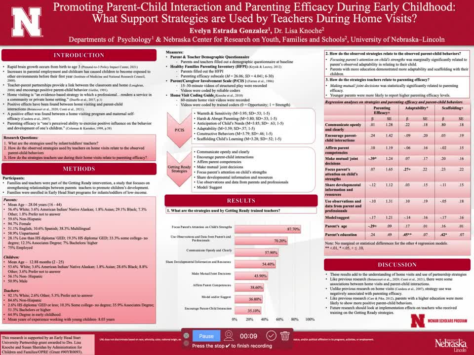 Promoting Parent-Child Interaction and Parenting Efficacy During Early Childhood: What Support Strategies are Used by Teachers During Home Visits? 
