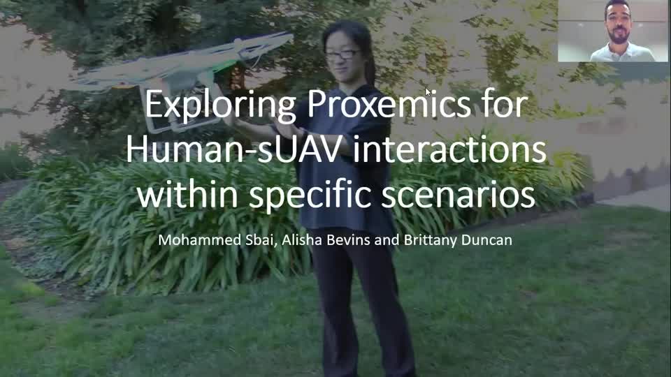 Exploring Proxemics for Human-sUAV interactions within specific scenario