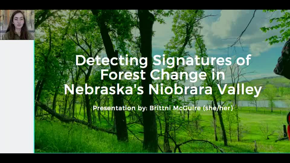 Detecting Signatures of Forest Change in Nebraska's Niobrara Valley