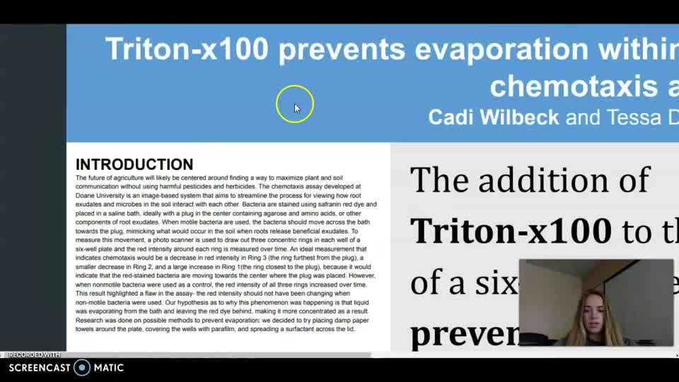 Triton-x100 prevents evaporation within six-well plates in image-based chemotaxis assay