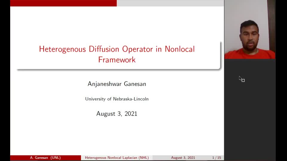 Heterogenous Diffusion Operator in Nonlocal Framework
