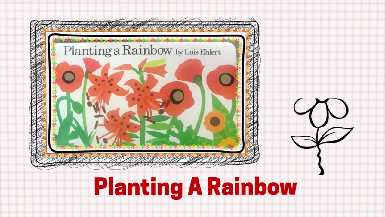 Nursery - Storybook "Planting a Rainbow"