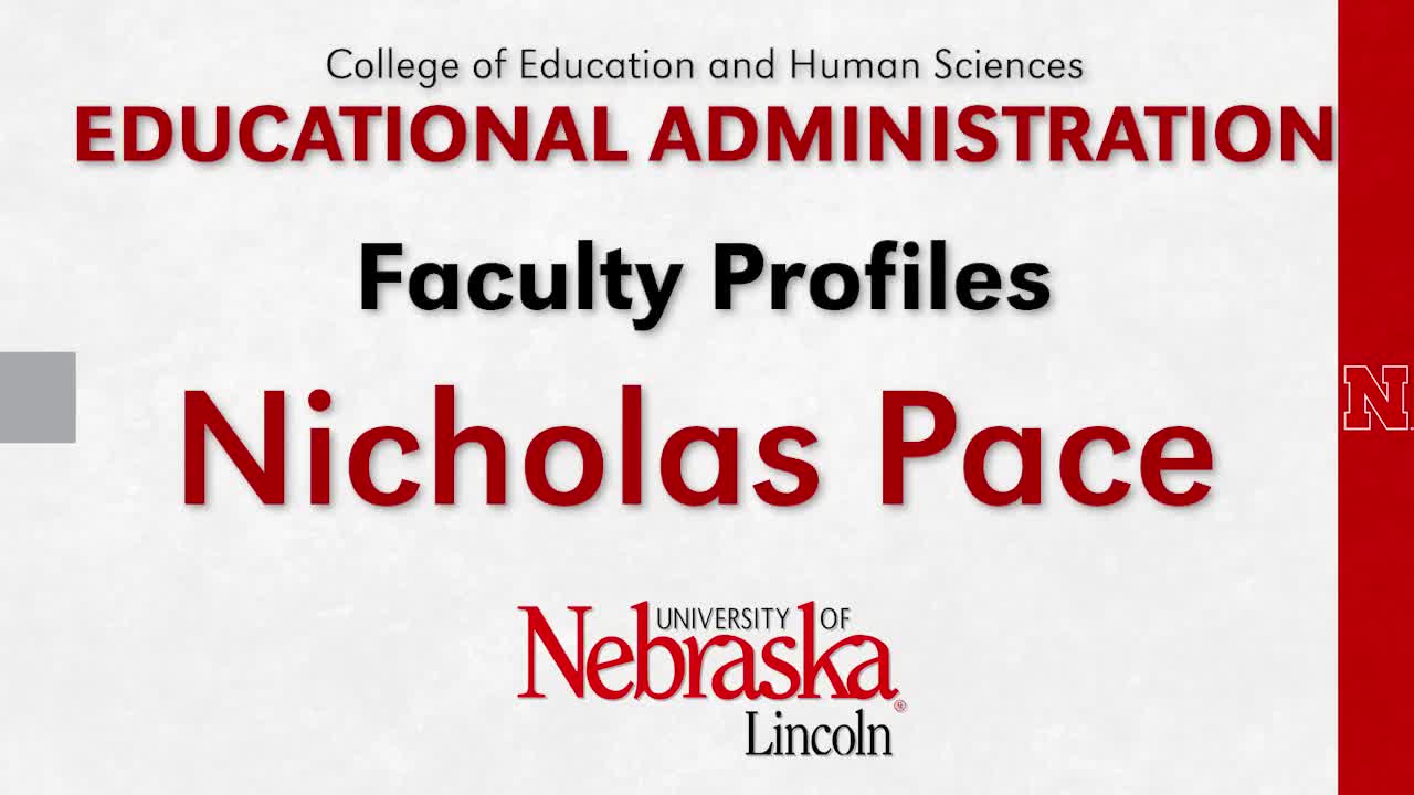 Nicholas Pace Faculty Profile