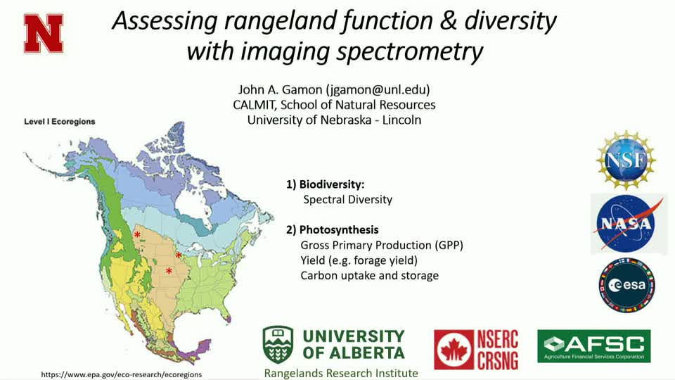 12 Assessing rangeland function and diversity with imaging spectrometry