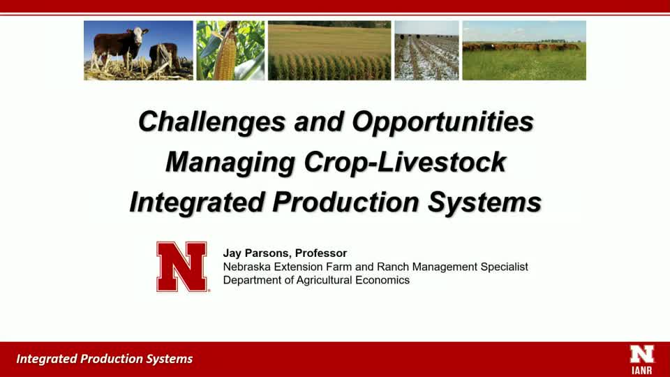 14 Challenges and Opportunities Managing Crop-Livestock Integrated Production Systems