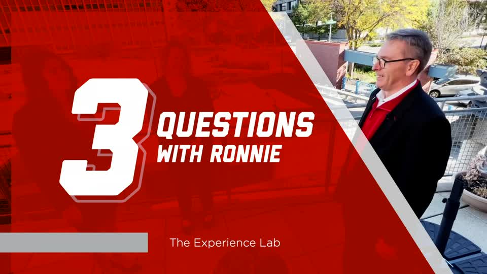 3 Questions with Ronnie | The Experience Lab