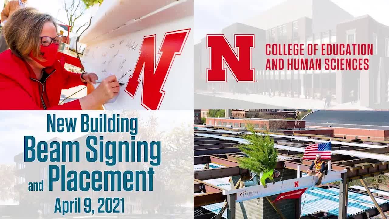 New Building Beam Signing and Placement - April 9, 2021