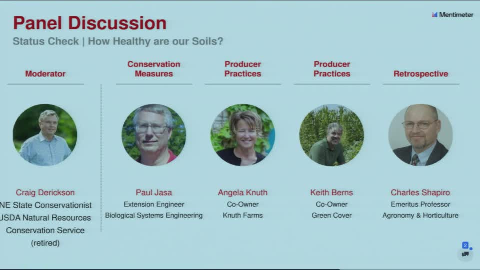 Soil Health Summit: Status Check Panel