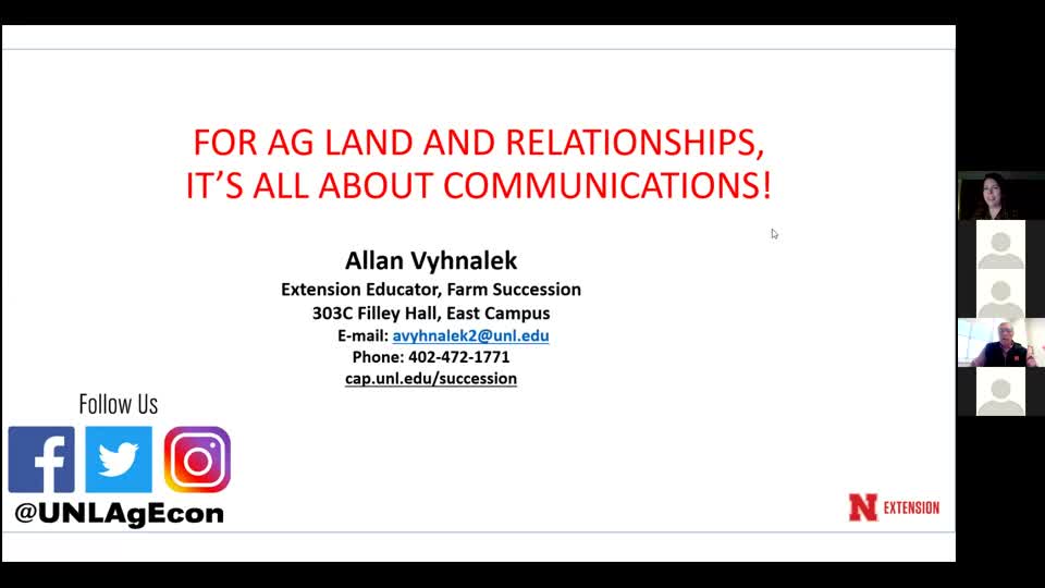 For Ag Land and Relationships, It's All About Communications - Love of the Land Conference Keynote