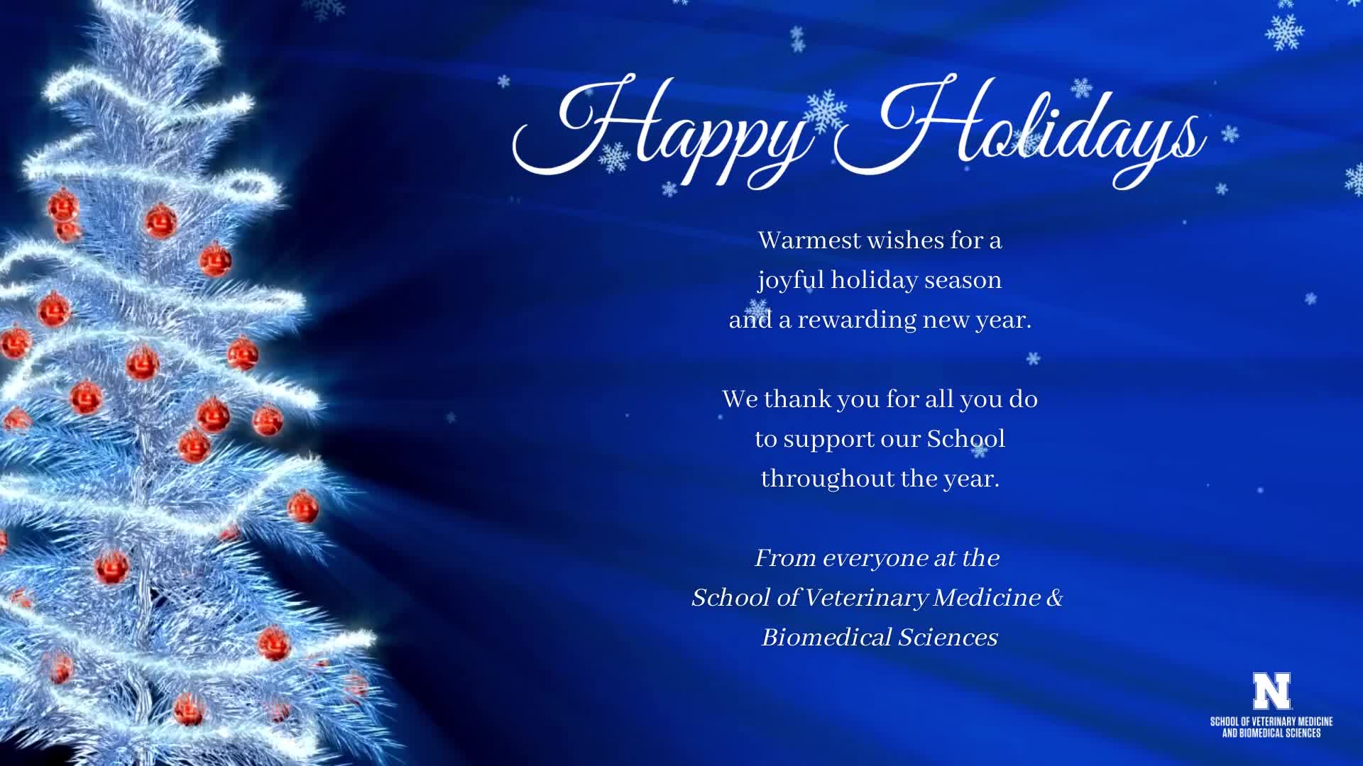 2021 Holiday Greetings from SVMBS