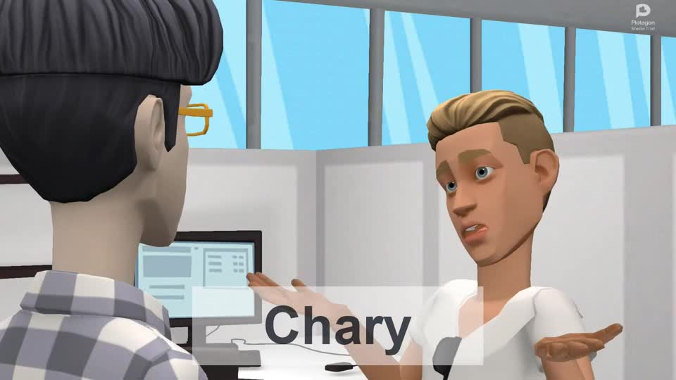 Chary (animation + AI voice)