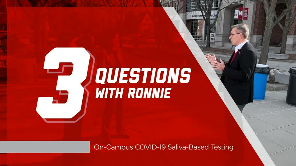 3 Questions with Ronnie | On-Campus COVID-19 Testing