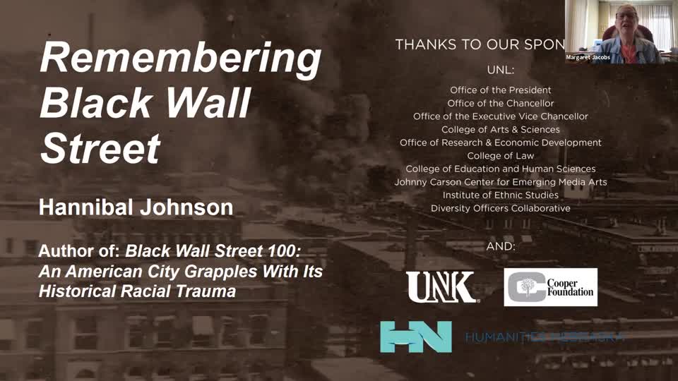 Hannibal Johnson: Black Wall Street Remembered