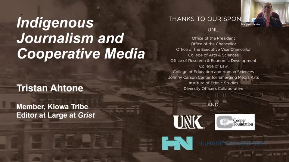 Tristan Ahtone: Indigenous Journalism and Cooperative Media