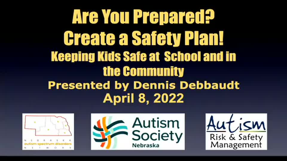 Keynote: Are you prepared?  Create A Safety Plan: Keeping kids safe at school, and in the community!