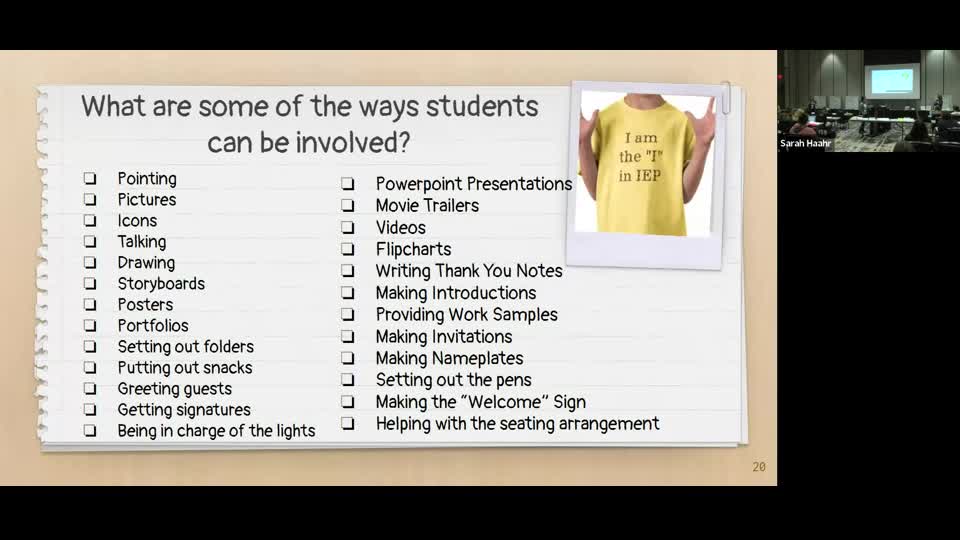 Inviting the "I" to the IEP: Including Students in the IEP Process 