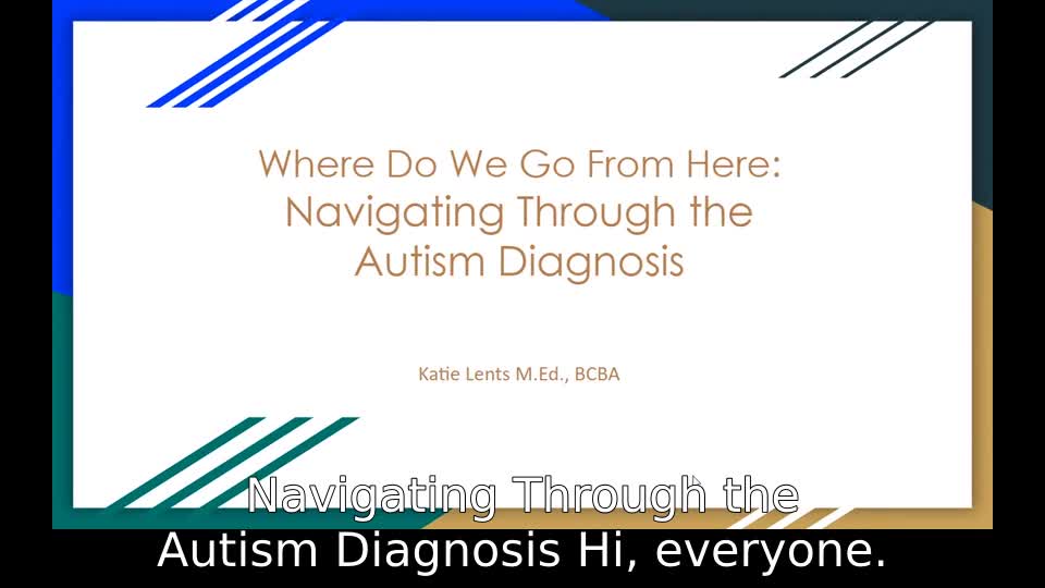 Where Do We Go from Here: Navigating Through the Autism Diagnosis