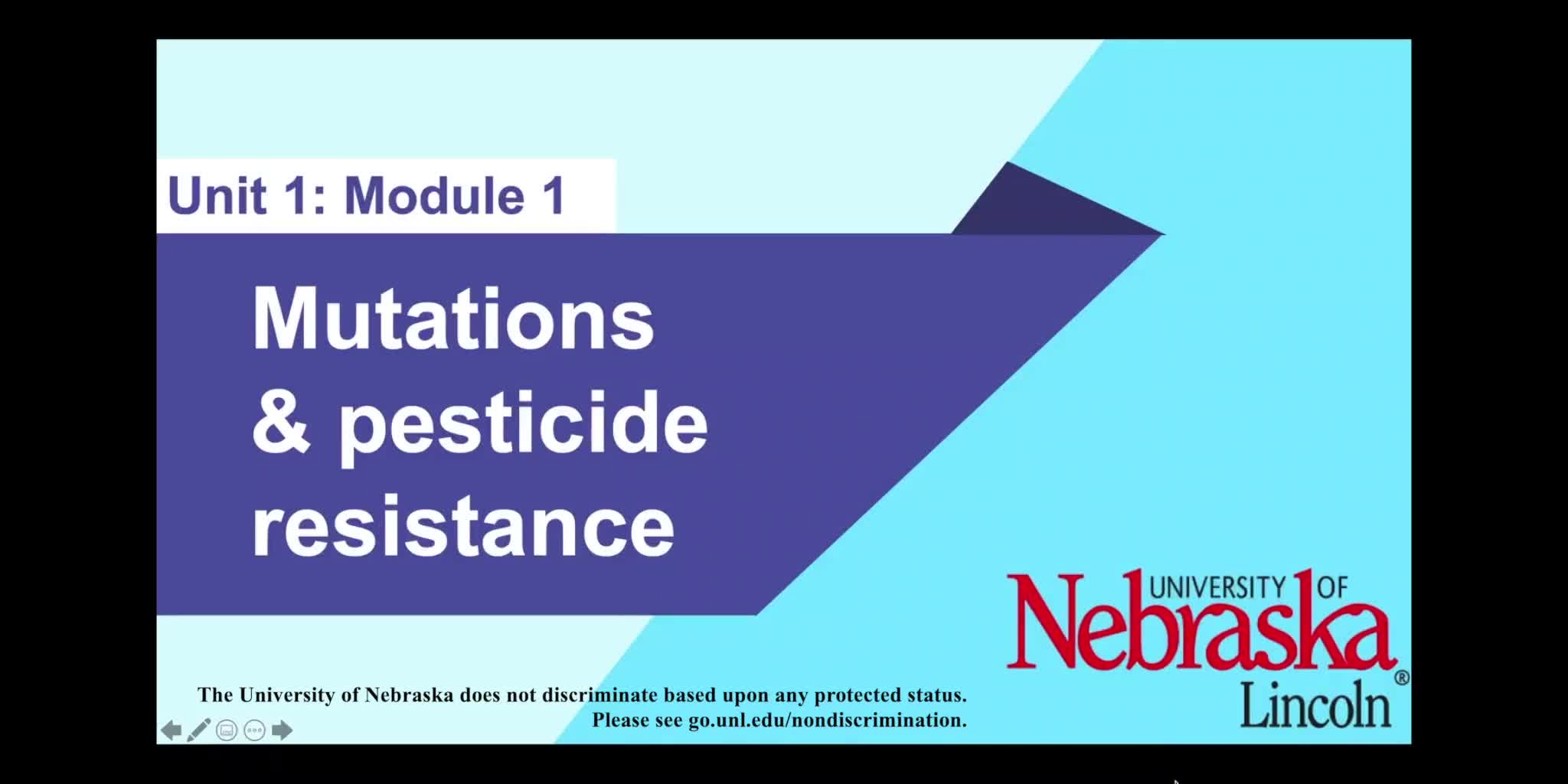 Mutations & Pesticide Resistance