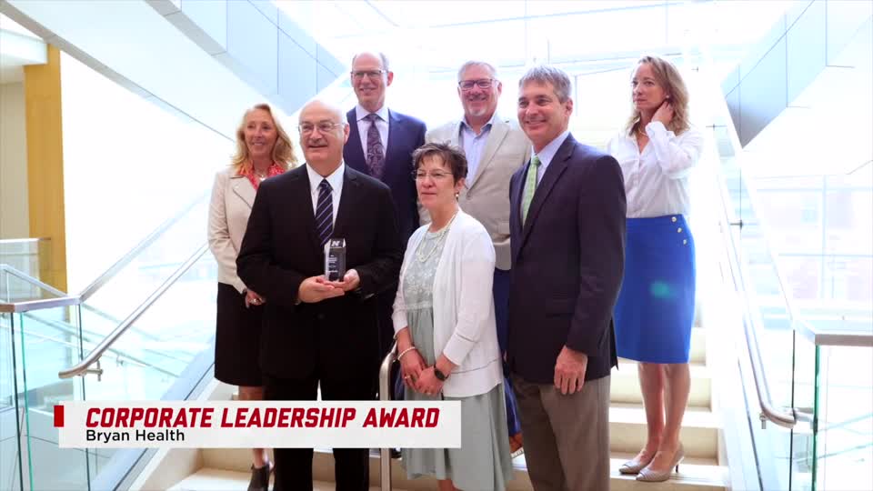 Bryan Health Receives Corporate Leadership Award