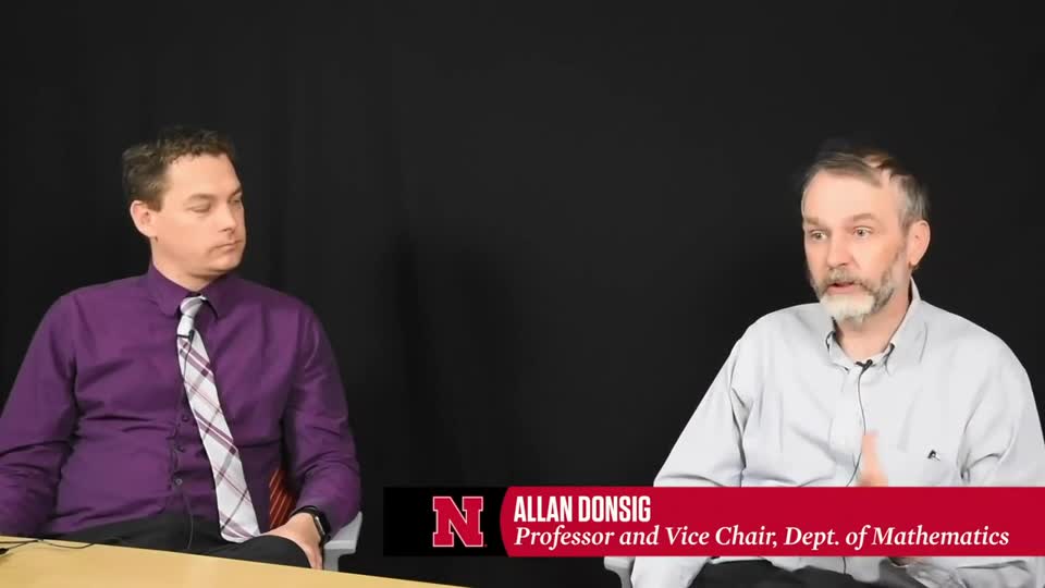 Faculty Interview Allan Donsig and Nathan Wakefield-UNL