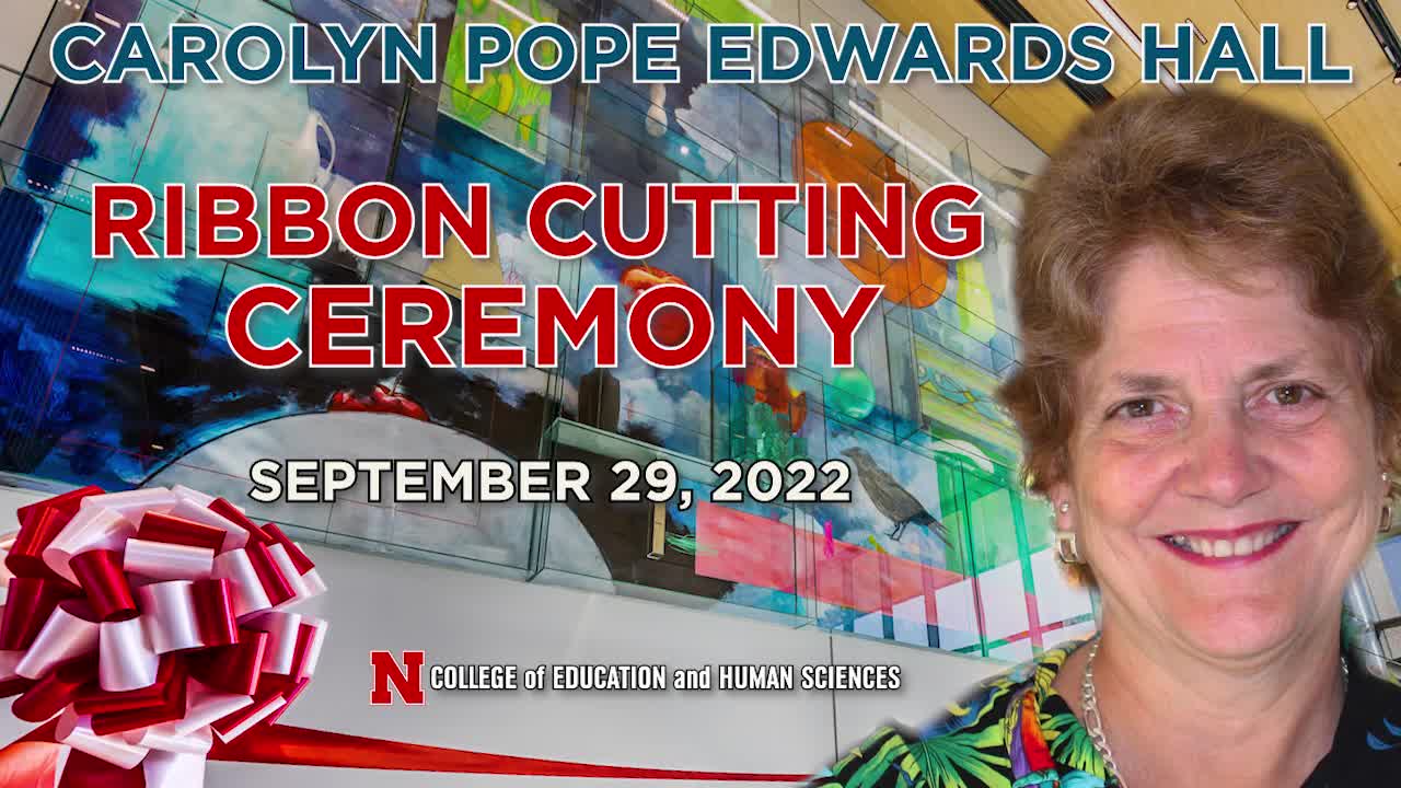 Carolyn Pope Edwards Hall Ribbon Cutting Ceremony