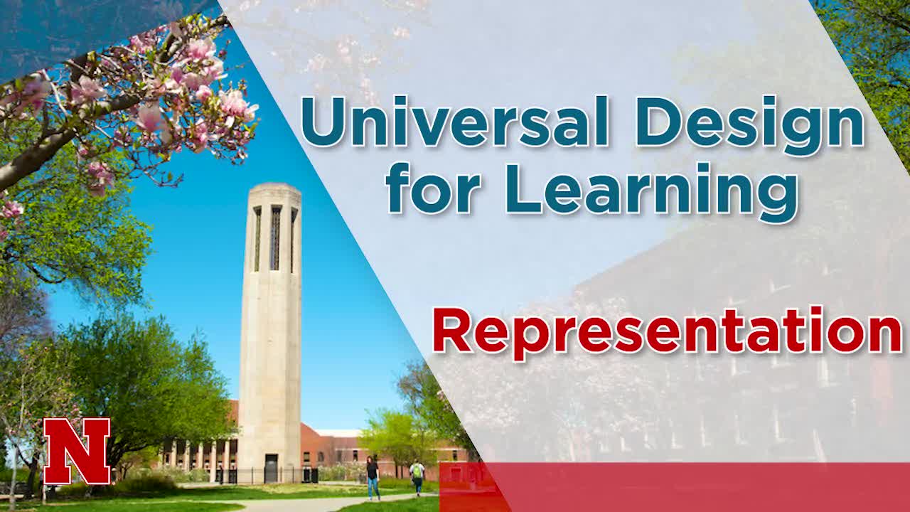 Universal Design for Learning - Representation
