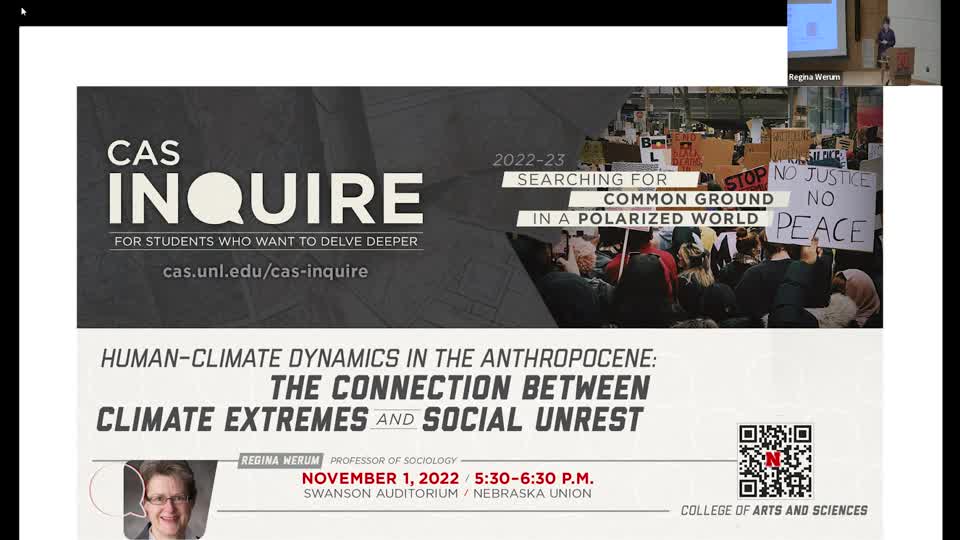 Human-Climate Dynamics in the Anthropocene: The Connection Between Climate Extremes and Social Unrest | CAS Inquire