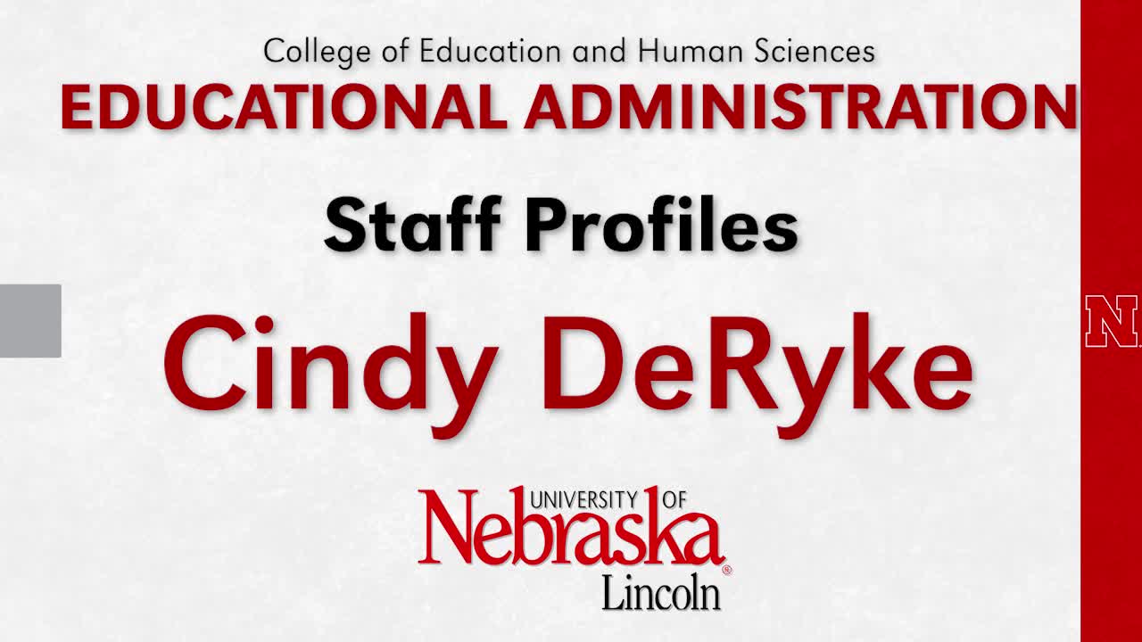 Cindy DeRyke Staff Profile