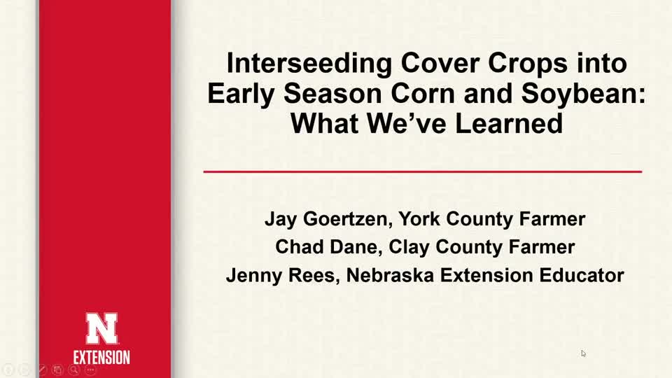 2023 Eastern Nebraska Soil Health Conference - Farmer Panel