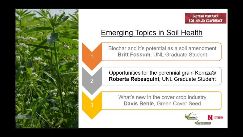 2023 Eastern Nebraska Soil Health Conference - Emerging Topics 2