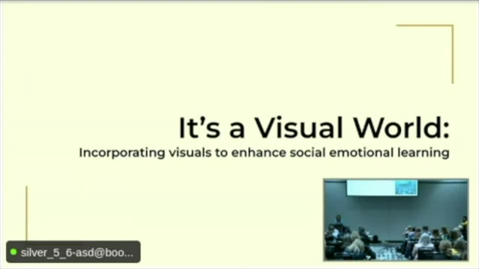 It’s a Visual World: Incorporating Visuals to Enhance Social-Emotional Learning