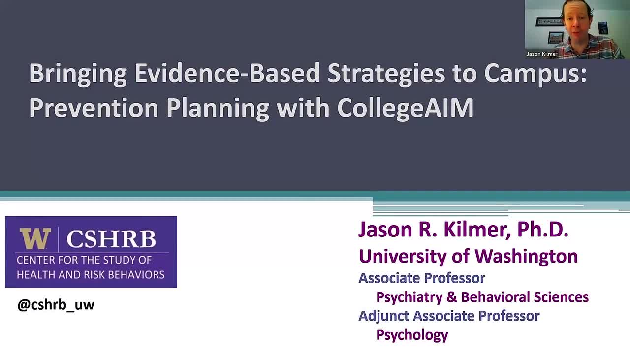Keynote: Bringing Evidence-Based Strategies to Campus